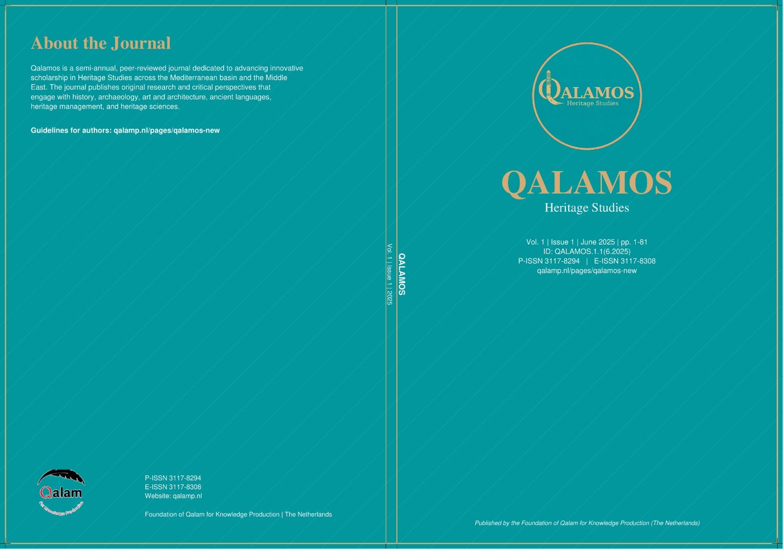 					View Vol. 1 No. 1 (2025):  Qalamos Heritage Studies
				