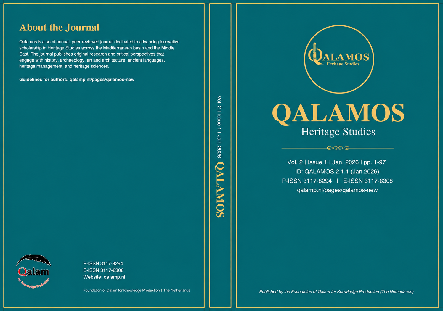 					View Vol. 2 No. 1 (2026): Qalamos Heritage Studies
				